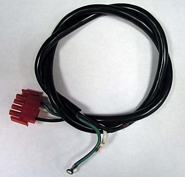 Cord - Male AMP 48" 4-wires for Pump 1 - Red (#6022) 